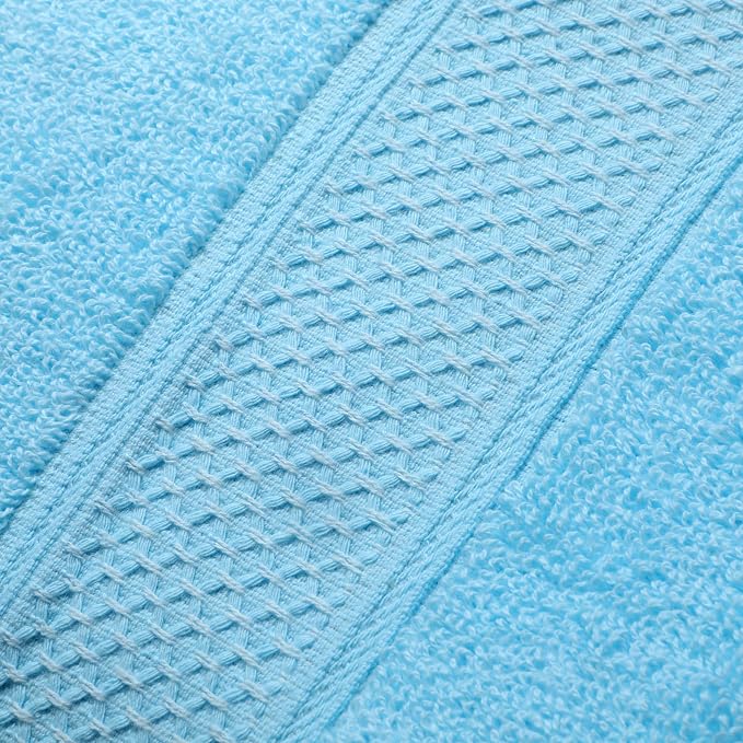 Cotton Bath Towels Set, 2-Piece Set Super Absorbent Quick Drying, Suitable - Image 7
