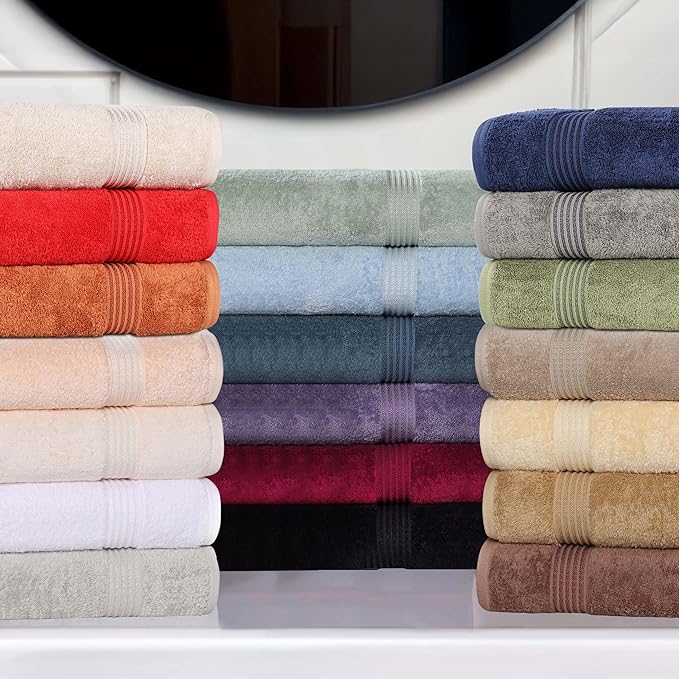Superior Egyptian Cotton 3-Piece Towel Set, Basic Towels - Image 9