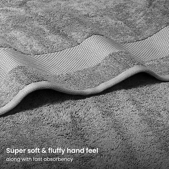 BIOWEAVES 100% Organic Cotton 700 GSM Plush Washcloths 13" x 13" GOTS Certified - Image 2