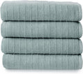 Welhome James 100% Cotton Textured Stripe Towels by WelhomeByWelspun