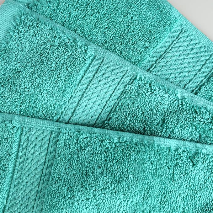 SUPERIOR Egyptian Cotton Pile 8 Piece Towel Set, Includes 2 Bath, 2 Hand - Image 8