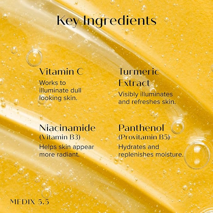 Medix 5.5 Radiant Glow Vitamin C Body Wash W/ Niacinamide | Citrus Scented - Image 3