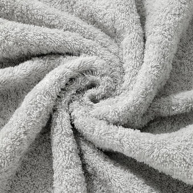 Aibaser Towels - Premium 100% Cotton Bath Towels Set, Lightweight and High - Image 8