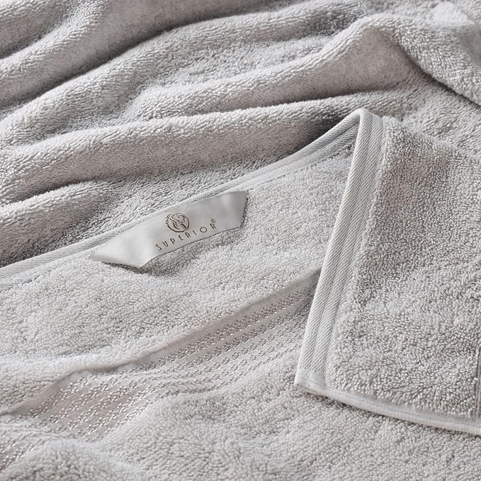 Superior Egyptian Cotton 2-Piece Bath Sheet Towel Set, Oversized Body Towels - Image 5