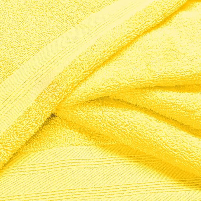Ultra Soft 3 Pack Cotton Towel Set, Contains a Bath Towels 28x55 inch, a Hand - Image 2