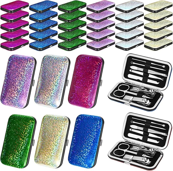 30 Sets Bulk Gifts for Women Manicure Set Bulk Professional Nail Care Kit Nail by Leriton