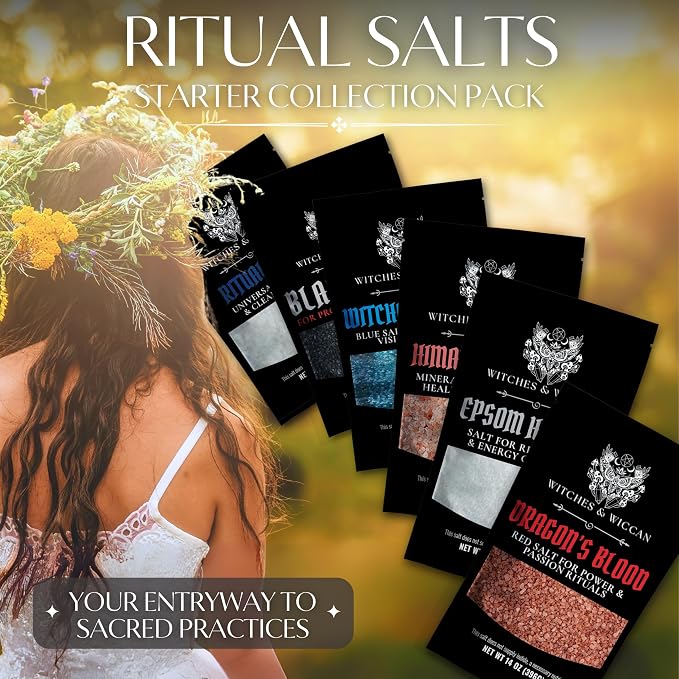 Blue Witch's Dream Sea Salt for Psychic Vision & Astral Travel Rituals – - Image 7