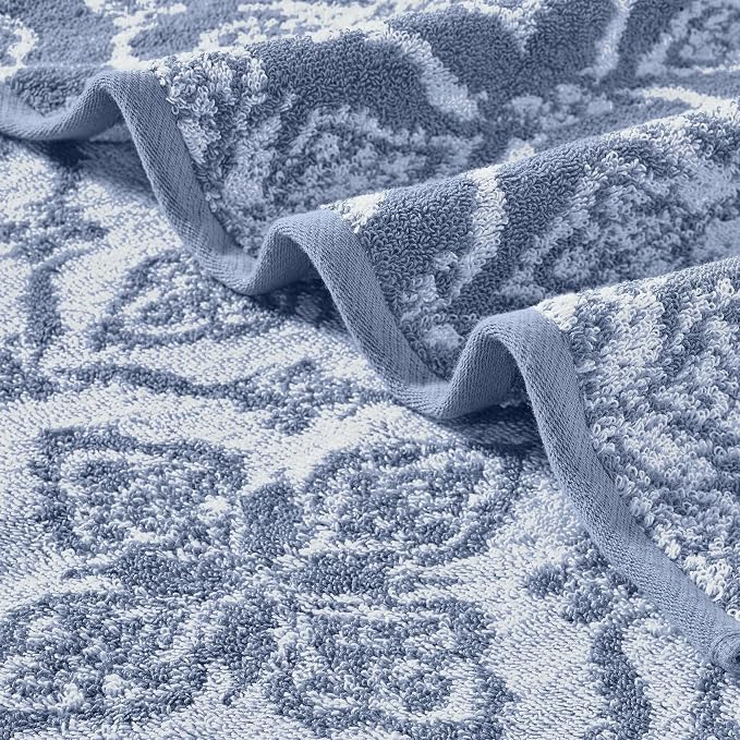 Modern Threads Amaris 6-Piece Reversible Yarn Dyed Jacquard Towel Set - Image 3
