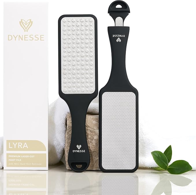 DYNESSE Foot File. Best Premium Pedicure Foot Rasp and Callus Remover. 3-in-1 by DYNESSE