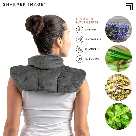 Sharper Image Heated Neck & Shoulder Wrap - Image 4