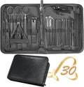 Manicure Set 30 in 1 Nail Clipper Set, Fingernail & Toenail Clippers, Manicure by RedFlow-official