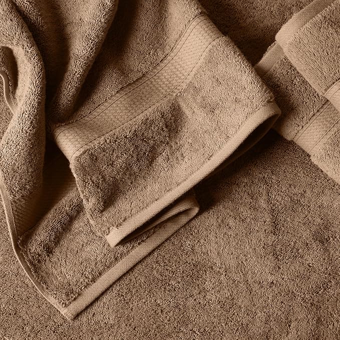 SUPERIOR Egyptian Cotton Pile 6 Piece Towel Set, Includes 2 Bath, 2 Hand - Image 3