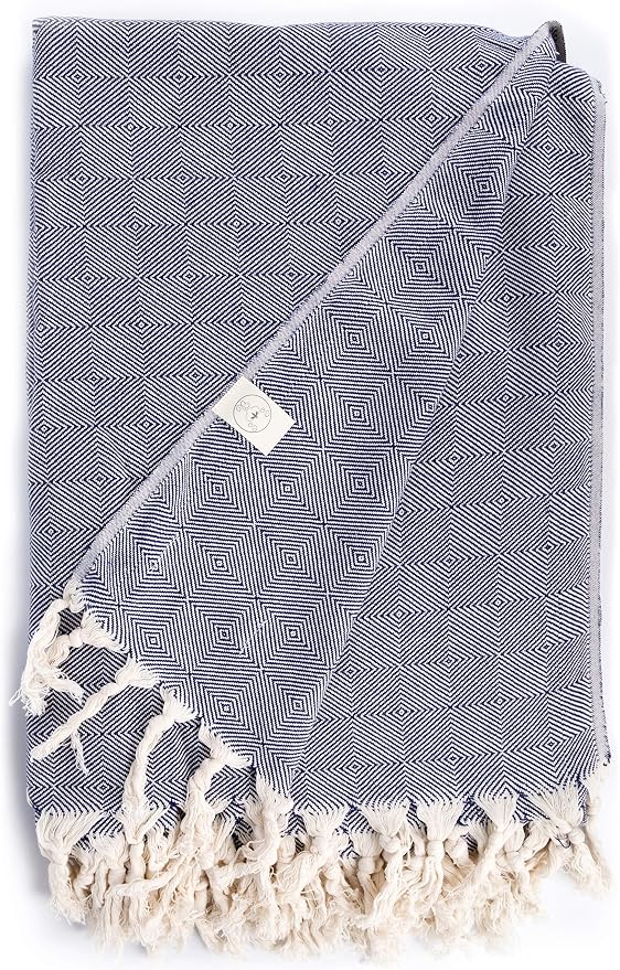 Bersuse 100% Cotton Milas XL Throw Blanket by Bersuse