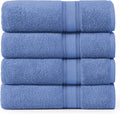 LANE LINEN 100% Cotton 4 Pack Bath Sheets by LaneLinen